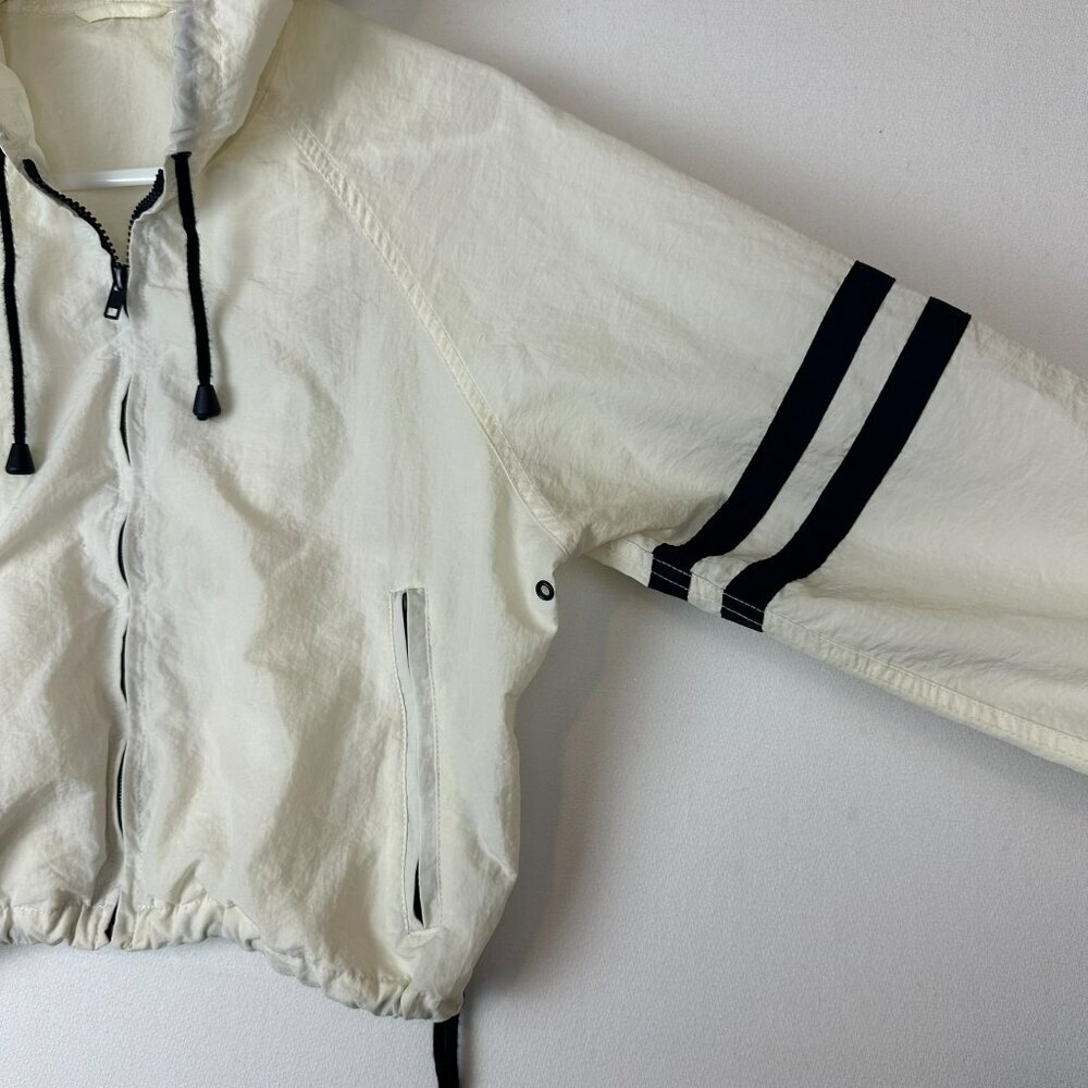 J. Galt Brandy Melville Hooded Full Zip Lightweight Windbreaker Jacket - Picture 3 of 9